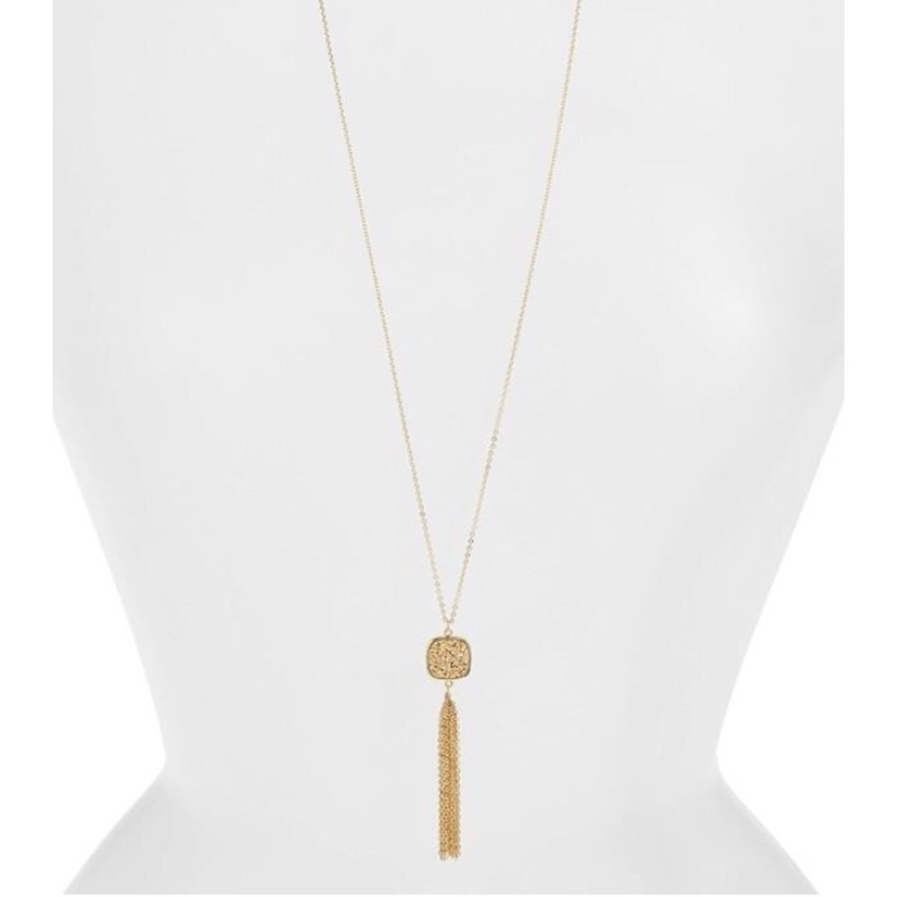 Sonya Renee “Tess” tassel neck